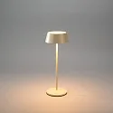 Konstsmide LED Akku-Tischleuchte MENTON USB, 2,9W, 2200/2700K, 10-115lm, IP54, dimmbar, sand