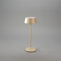 Konstsmide LED Akku-Tischleuchte MENTON USB, 2,9W, 2200/2700K, 10-115lm, IP54, dimmbar, sand