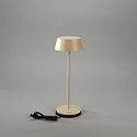 Konstsmide LED Akku-Tischleuchte MENTON USB, 2,9W, 2200/2700K, 10-115lm, IP54, dimmbar, sand