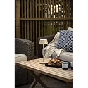 Konstsmide LED Akku-Tischleuchte MENTON USB, 2,9W, 2200/2700K, 10-115lm, IP54, dimmbar, sand