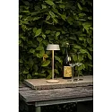 Konstsmide LED Akku-Tischleuchte MENTON USB, 2,9W, 2200/2700K, 10-115lm, IP54, dimmbar, sand