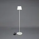 battery floor lamp POMEZIA MEDIUM USB IP54, white dimmable