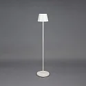 battery floor lamp POMEZIA MEDIUM USB IP54, white dimmable