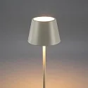 battery floor lamp POMEZIA MEDIUM USB IP54, white dimmable