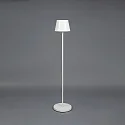 battery floor lamp POMEZIA MEDIUM USB IP54, white dimmable