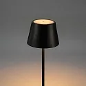 Konstsmide LED Akku-Stehleuchte POMEZIA MEDIUM USB, 5W, 2200/2700K, 40-410lm, IP54, dimmbar, schwarz
