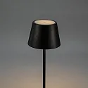 Konstsmide LED Akku-Stehleuchte POMEZIA MEDIUM USB, 5W, 2200/2700K, 40-410lm, IP54, dimmbar, schwarz