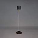 Konstsmide LED Akku-Stehleuchte POMEZIA MEDIUM USB, 5W, 2200/2700K, 40-410lm, IP54, dimmbar, schwarz