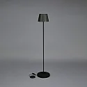 Konstsmide LED Akku-Stehleuchte POMEZIA MEDIUM USB, 5W, 2200/2700K, 40-410lm, IP54, dimmbar, schwarz