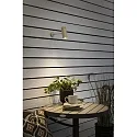 Konstsmide battery table lamp MULTI 3in1 IP54, sand coloured dimmable