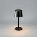Konstsmide battery table lamp BIOT USB IP54, black dimmable