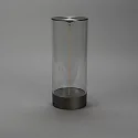 Konstsmide battery table lamp EDISON L USB IP54, anthracite dimmable
