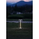 Konstsmide battery table lamp EDISON L USB IP54, anthracite dimmable