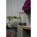 Konstsmide LED Akku-Tischleuchte EDISON M  USB, 1,2W, 2700K, 10-100lm, IP54, dimmbar, anthrazit