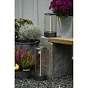 Konstsmide LED Akku-Tischleuchte EDISON M  USB, 1,2W, 2700K, 10-100lm, IP54, dimmbar, anthrazit