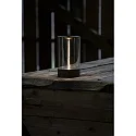 Konstsmide LED Akku-Tischleuchte EDISON M  USB, 1,2W, 2700K, 10-100lm, IP54, dimmbar, anthrazit