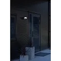 Konstsmide LED Außenwandleuchte SMARTLIGHT DOUBLE, mit Sensor + HD Kamera, 24W 5000K 2400lm, Metall schwarz / Kunststoff