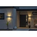 Außen-Wandleuchte PAVIA, mit doppeltem Lichtkegel, 3W 3000K 800lm, Anthrazit, Aluminium