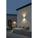 Konstsmide LED Kristall-Linsen-Wandleuchte GALA DOWN, 6W