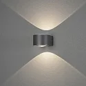 Konstsmide wall luminaire GELA up / down IP54, dark grey 