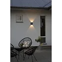 Konstsmide outdoor wall luminaire CHIERI IP54, anthracite 