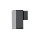 Konstsmide Außen-Wandleuchte MONZA, GU10, anthrazit, Aluminium / Klarglas