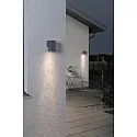 Konstsmide Außen-Wandleuchte MONZA, GU10, anthrazit, Aluminium / Klarglas