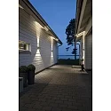Konstsmide HighPower LED outdoor wall luminaire CREMONA, Up/Down, adjustable beam, 3W 3000K 460lm, silver grey / clear