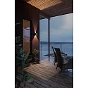 Konstsmide HighPower LED Außen-Wandleuchte CREMONA, 3W 3000K 460lm, Grau, Aluminium / Acrylglas klar, Lichtaustritt verstellbar