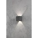 HighPower LED Außen-Wandleuchte CREMONA, 3W 3000K 460lm, Anthrazit, Aluminium / Acrylglas klar, Lichtaustritt verstellbar