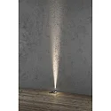 Konstsmide Outdoor HighPower LED Bodeneinbaustrahler, IP65, eckig, 6W 3000K 600lm, mit Lichttor 0-120°, Edelstahl 304 / Klarglas