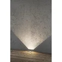 Konstsmide Outdoor HighPower LED Bodeneinbaustrahler, IP65, eckig, 6W 3000K 600lm, mit Lichttor 0-120°, Edelstahl 304 / Klarglas