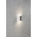 HighPower LED Außen-Wandleuchte CHIERI SLIM, Up/Down, 2x3W 3000K 450lm, Weiß, Aluminium / Acrylglas opal