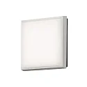 Konstsmide LED Außen-Wand- / Deckenleuchte CESENA, IP54, eckig, 10W 3000K 900lm, Weiß, Aluminium / Acrylglas opal