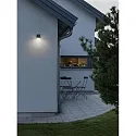 Konstsmide HighPower LED Außen-Wandleuchte MONZA DOWN, 6W 3000K 550lm, Anthrazit / Aluminium, Kunststoff opal
