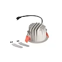 SLV LED Deckeneinbauleuchte NUMINOS DL S, 2700K, IP20, 55°, 720lm, UGR 20, Weiß / Weiß
