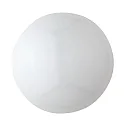 Busch Premium-Deckenleuchte, Glas opal glänzend / Keramik-Fassung, Ø 29cm, 2x E27 max. 60W