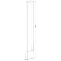 Deko-Light LED Outdoor Stehleuchte CATA VI, IP54, Höhe 100cm, 4W 3000K 170lm 120°, Alu Druckguss, Anthrazit