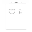 Fabas Luce Fabas Luce KENT Wall luminaire, E27, white