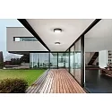 Fabas Luce LED Außendeckenleuchte OWEN, 12W, 3000K, 1620lm, IK08, IP65, dunkelgrau