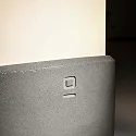 Faro outdoor wall luminaire BLOCK 135 E27 IP65, concrete grey