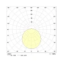 Frisch-Licht LED Wall / Ceiling luminaire, spherical, 30,5-52W, 3000K, 7000lm, IP40, silk gloss, white
