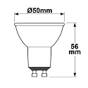 ISOLED LEDspot PAR16 3-STEP DIM 60° prismatic PAR16 clear GU10 5,5W 460lm 3000K 60° CRI 90-100