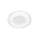 nobilé LED Einbauleuchte GLAS PANEL 100 R 350mA, CCV, IP20, rund, Ø 10cm, dimmbar, ohne BG, weiß, 5W 3000K 340lm 120°