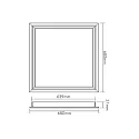 nobilé mounting frame LED PANEL, white
