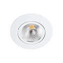 nobilé LED Downlight 5068 ECO FLAT BIO, rund, 38°, 7,5W, 4000K, IP40, schwenkbar, weiß matt