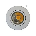 nobilé LED Downlight A 5068 T FLAT BIO, rund, 38°, 8W, 3000K, IP40, schwenkbar, dimmbar, chrom