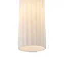 Nordlux Pendelleuchte MIELLA, E27, IP20, geripptes Glas, weiß