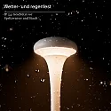 SIGOR LED-Akku-Tischleuchte NUDROP, IP54, 29cm, 2.2W 2200/2700K (FlexMood) 170lm, Easy-Connect, dimmbar, nachtschwarz