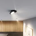 SIGOR LED Einbauleuchte NIVO 111, 111mm, schwenkbar, 50°, 14W, 1800-3000K, 970lm, DTW, IP30, schwarz